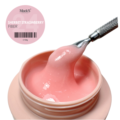 Fiber Sherbet Strawberry 24