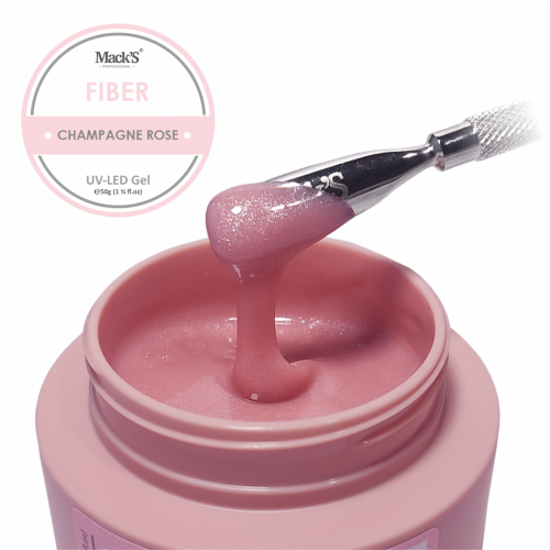 Mack's Fiber Gel Champagne Rose
