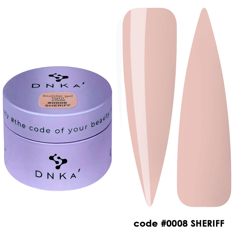 DNKa' Builder Gel Light #0008 Sheriff