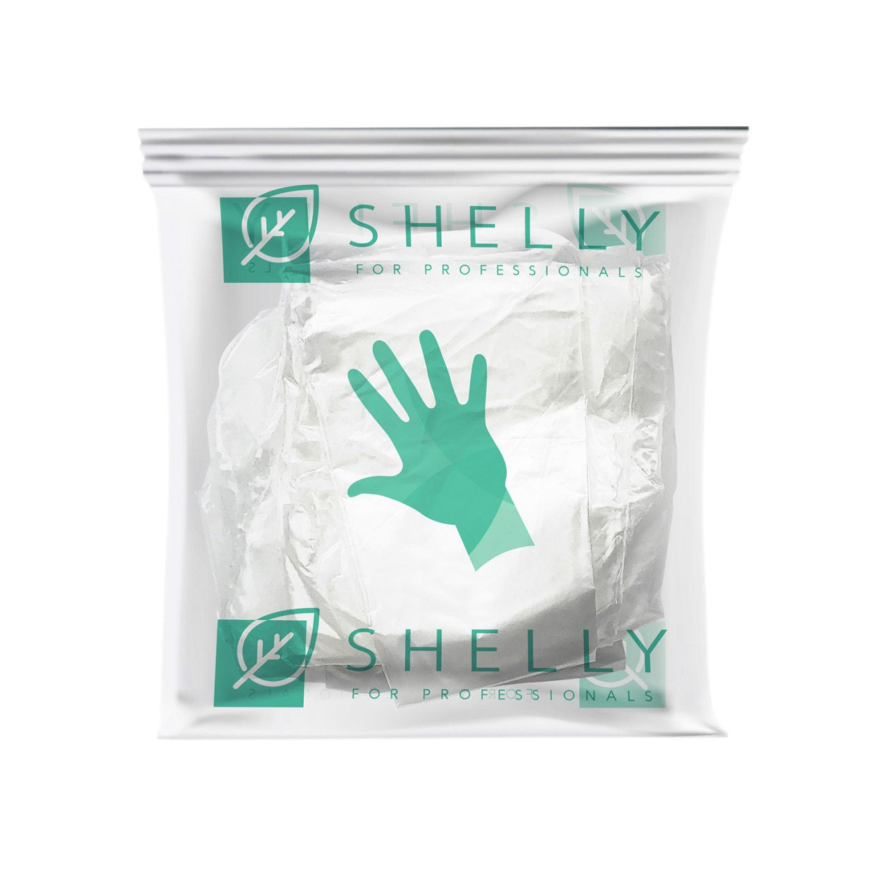 Shelly disposable gloves with emulsion for waterless manicure