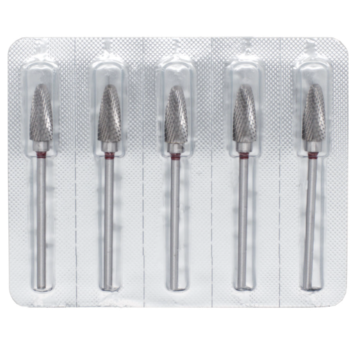 Punte fresa in carbide 21236 tacca rossa