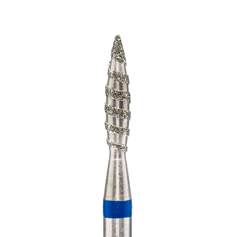 Cutter tip Tornado blue flame 21 mm pointed