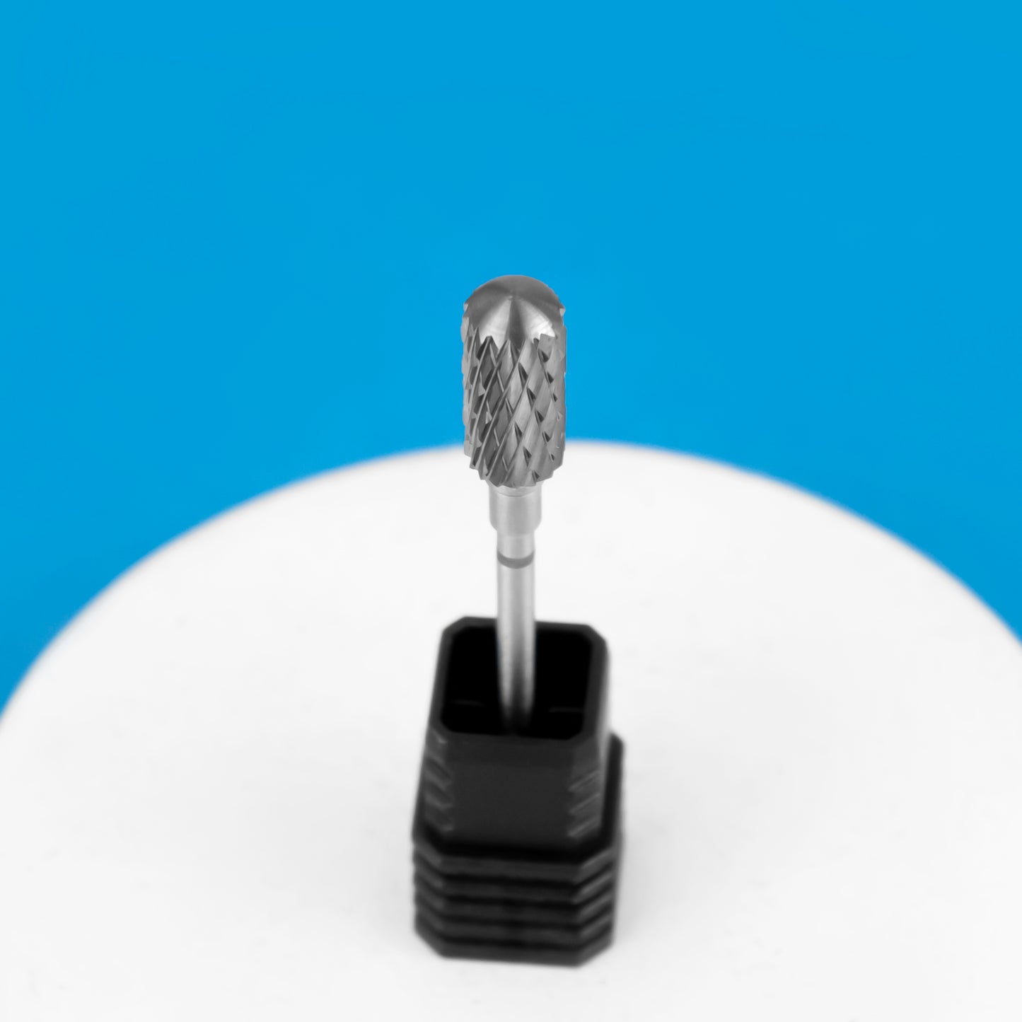 Staleks Carbide Burr Tip Round Cylinder Safe Blue 6 mm
