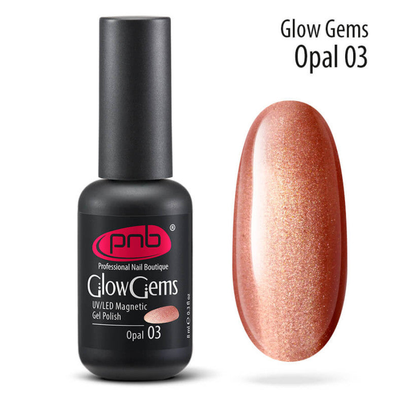 PNB UV/LED Glow Gems Opal 03 cat eyes