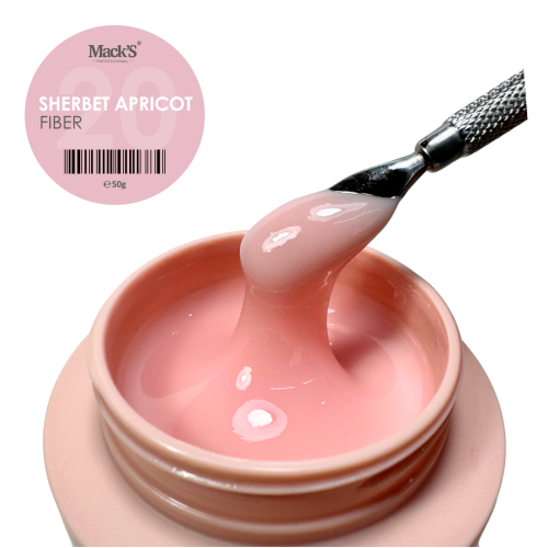 Mack's Fiber Gel Sherbet Apricot