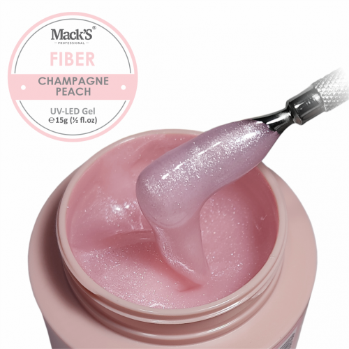 Mack's Fiber Gel Champagne Peach