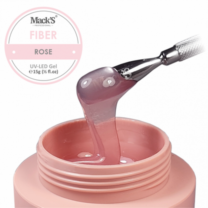 Mack's Professional Fiber Gel Rose