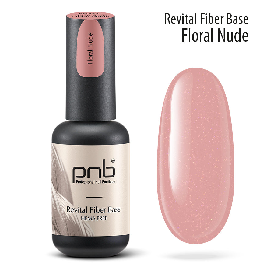 PNB UV/LED Revital Fiber Base Floral Nude ohne Häma