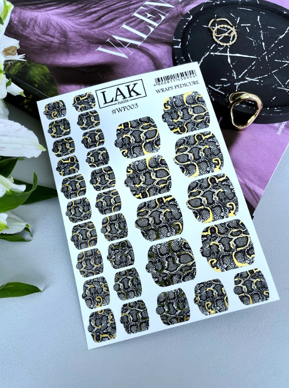 LAK Wraps Pediküre #WP003