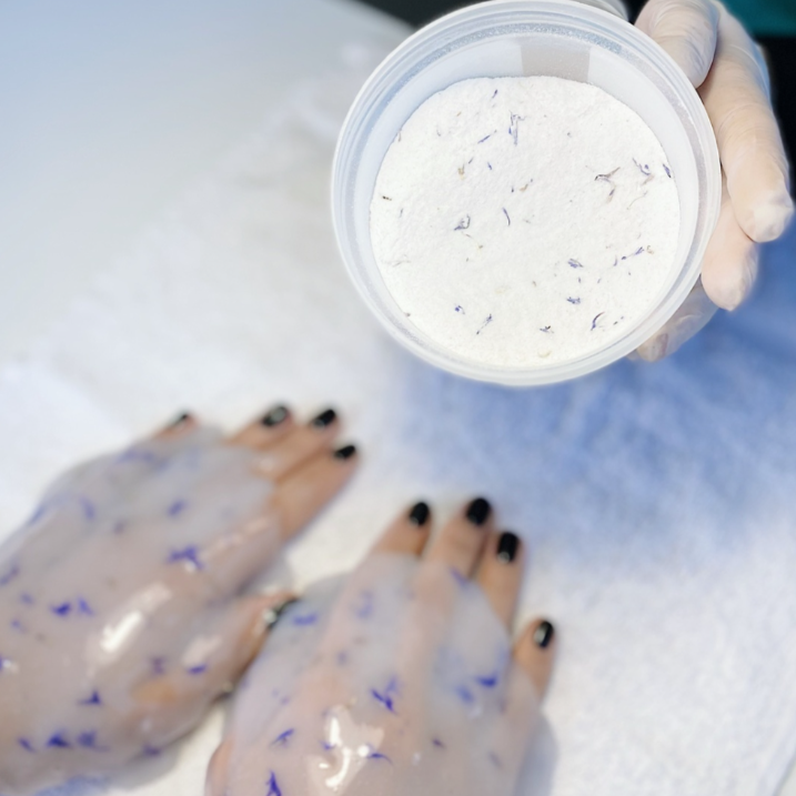 Shelly Hydrogel hand mask with cornflower petals 200 g