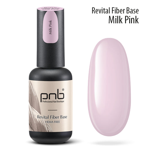 PNB UV/LED Revital Fiber Base Milk Pink Hema Free