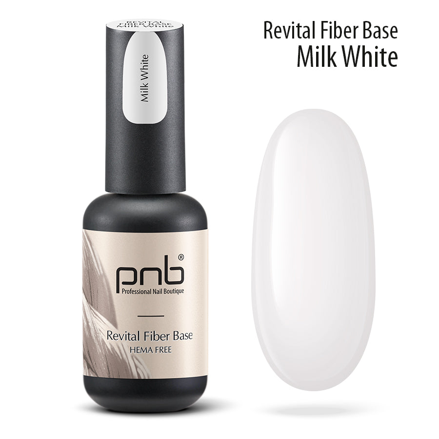 PNB UV/LED Revital Fiber Base Milk White hema free