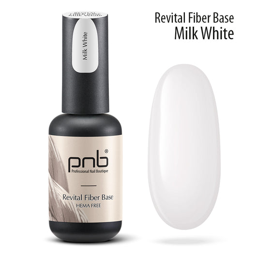 PNB UV/LED Revital Fiber Base Milk White Häma-frei