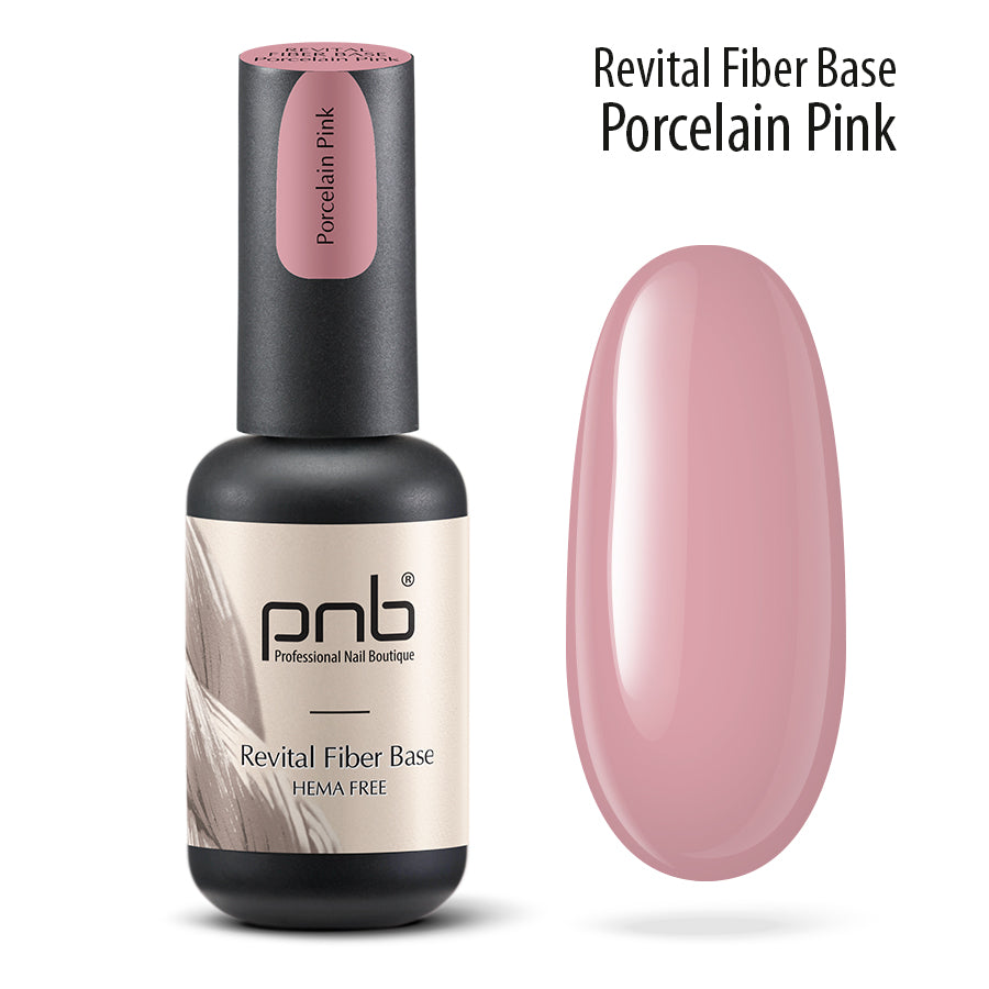 PNB UV/LED Revital Fiber Base Porzellan Pink Häma-frei