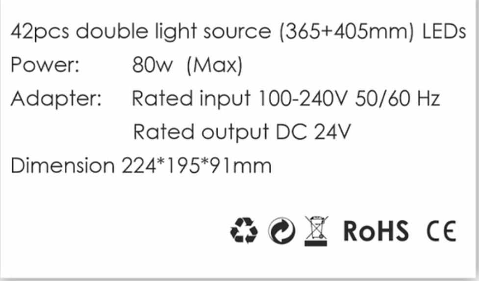 Solaris Black 80w LED lamp