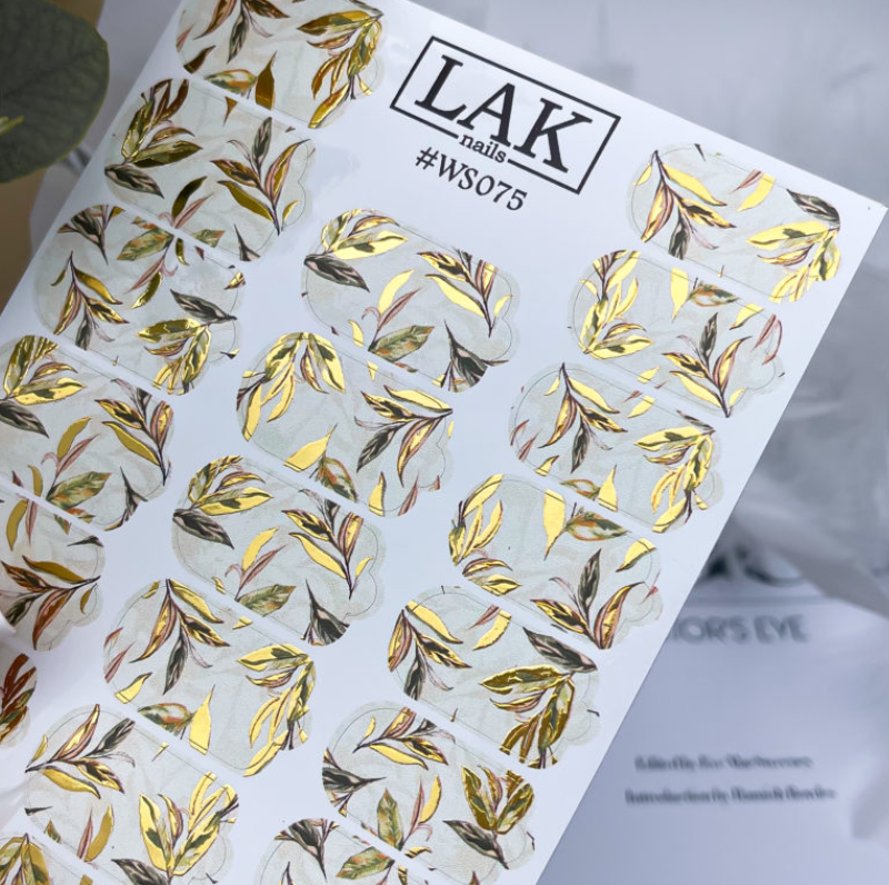 LAK NAILS Wraps #WS075