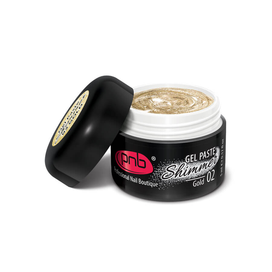 PNB UV/LED Shimmer Paste Gold 02