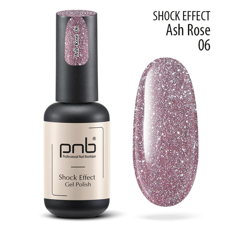 PNB UV/LED Polish Gel Shock Effect 06 Ash Rose