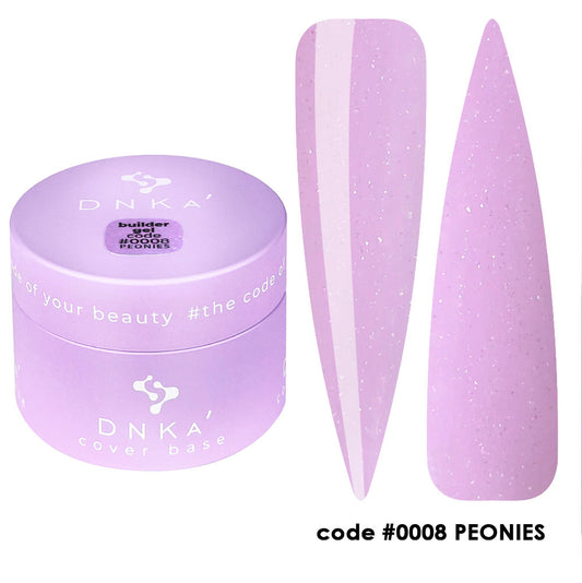 DNKA' Builder gel #0008 Peonies