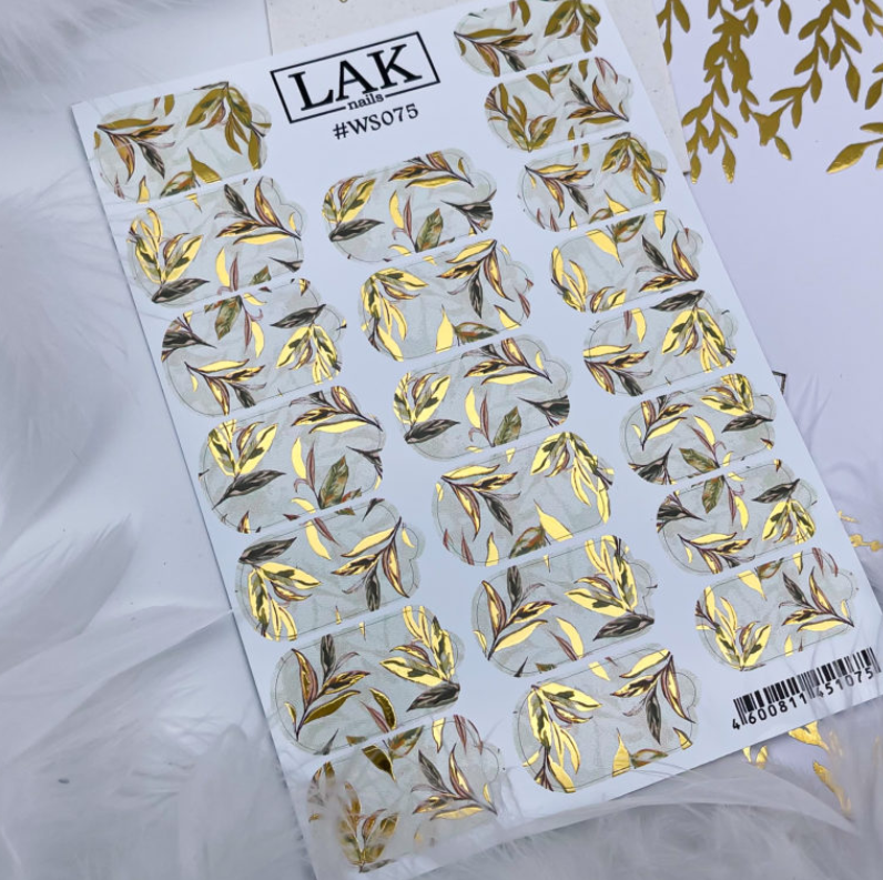 LAK NAILS Wraps #WS075