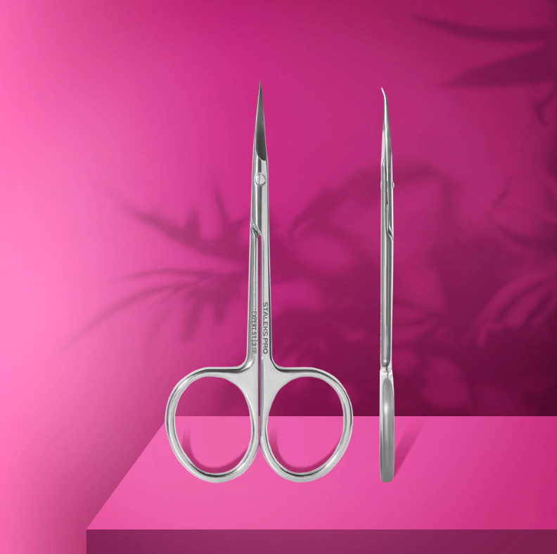 Staleks EXPERT 51 TYPE 3 cuticle scissors with hook tip