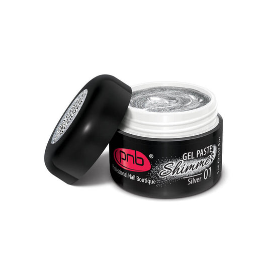 PNB UV/LED Shimmer Paste Silver 01