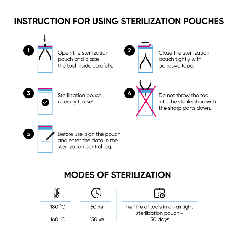 MicroSTOP Buste Kraft per sterilizzazione con indicatore di classe 4 100×200 MM, PROzori, 100 PZ