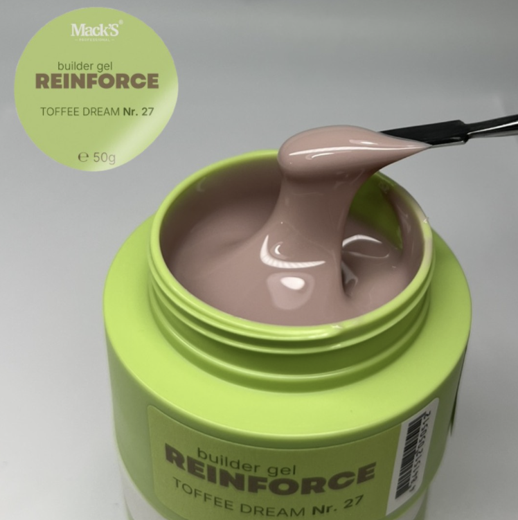 Mack's Professional Reinforce Builder Gel 27 Toffee Dream