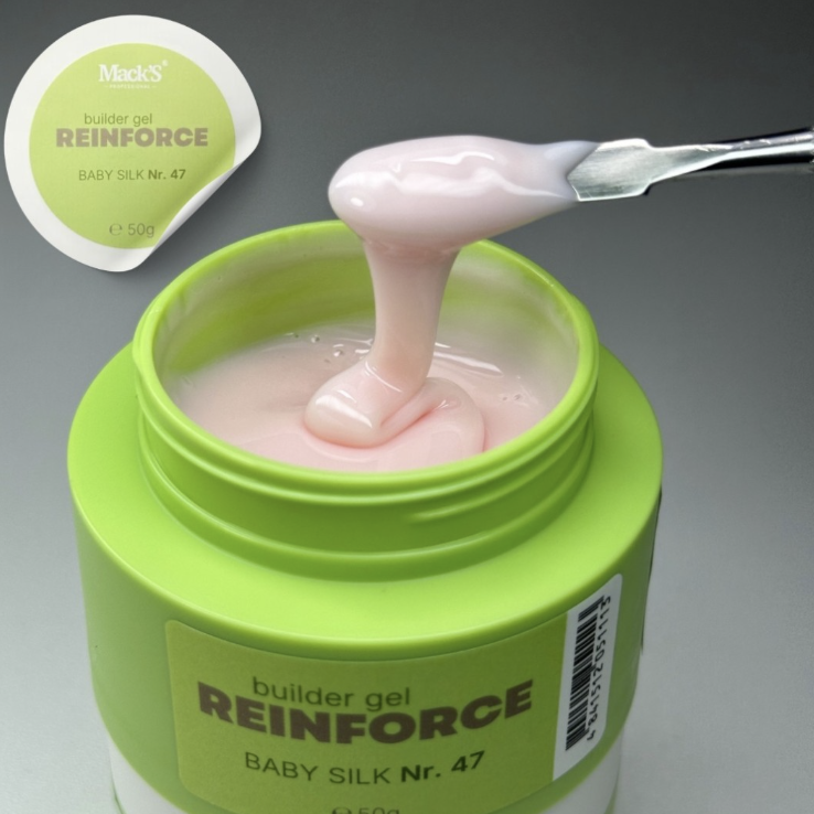 Mack's Professional Reinforce Builder Gel 47 Baby Silk