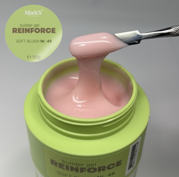 Mack's Professional Reinforce Builder Gel 48 Soft Blush