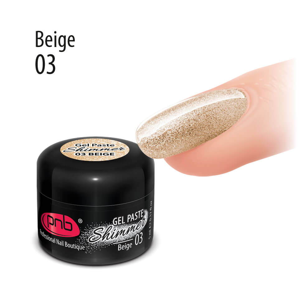 PNB UV/LED Shimmer Paste Beige