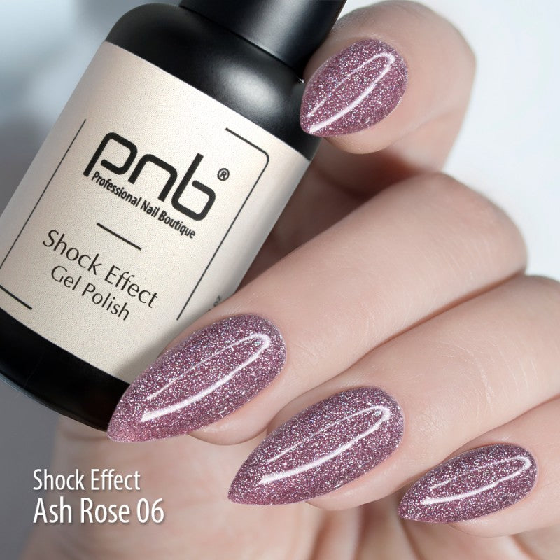 PNB UV/LED Polish Gel Shock Effect 06 Ash Rose