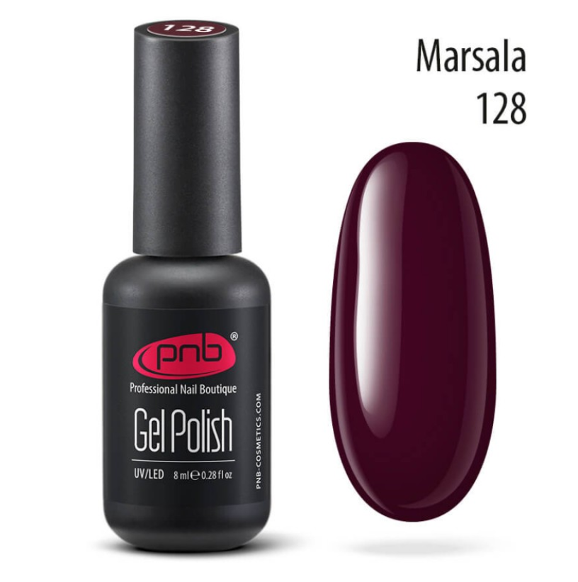 PNB UV/LED Polish gel 128 Marsala