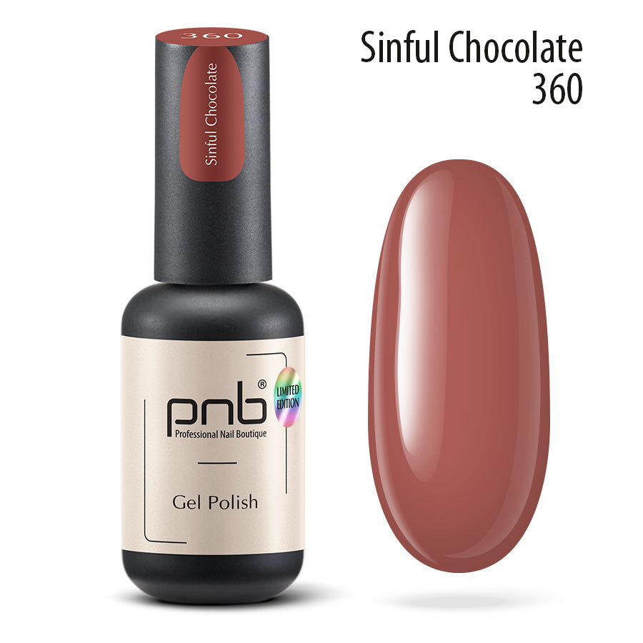 PNB UV/LED Polish gel 360 Sinful Chocolate