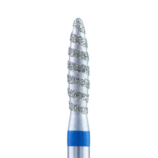 Tornado-Diamantschneider mit blauer Flamme, Spitze 023 mm, sicher