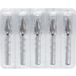 Punte fresa in carbide 21236 tacca rossa