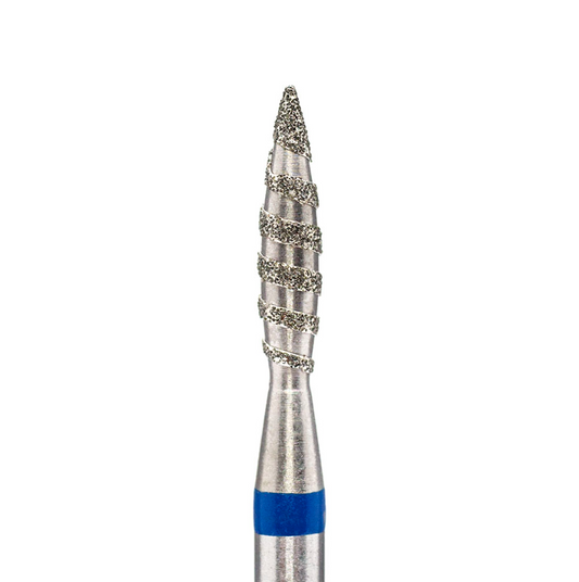 Punta fresa Tornado fiamma blu 21 mm appuntita