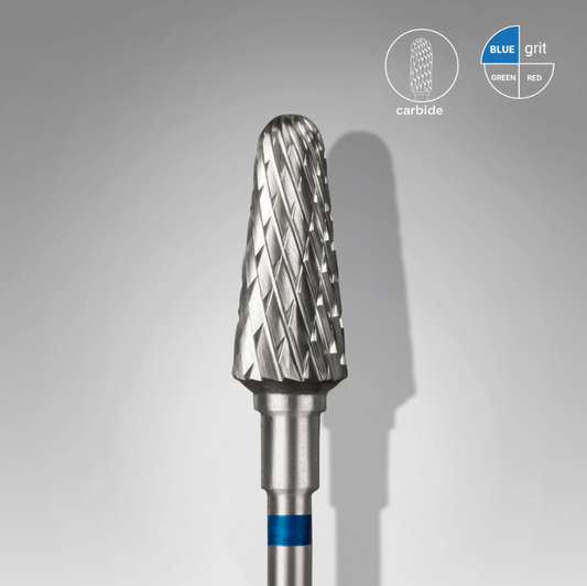 Staleks Punta fresa Carbide "Frustum", blu