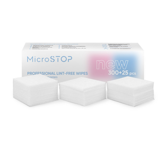 MicroSTOP Lint Free Manicure Wipes 325pcs