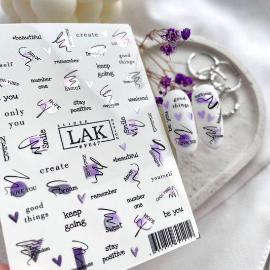 Lak Water Decals #F047