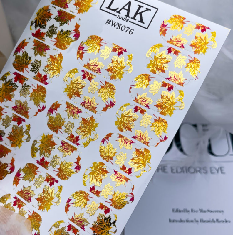 LAK NAILS Wraps #WS076