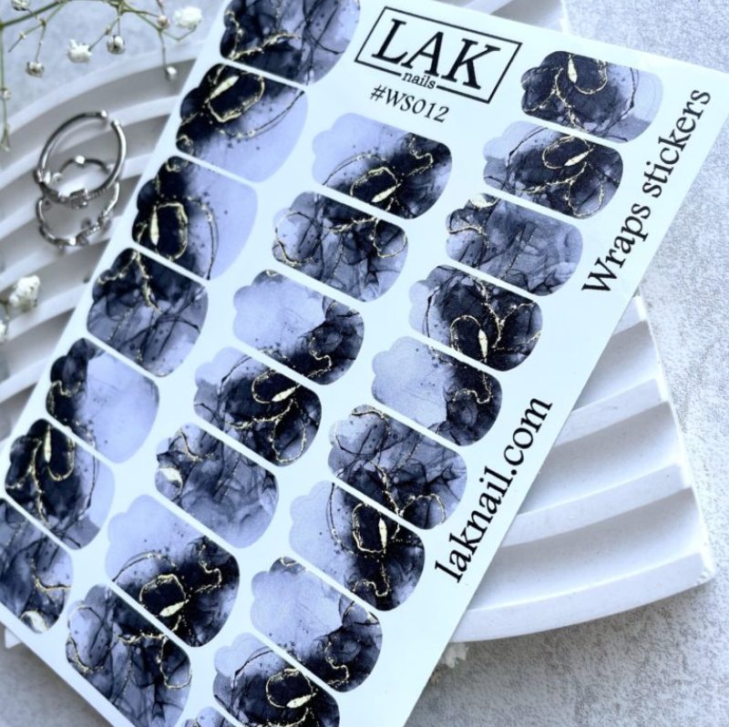 LAK NAILS Wraps #WS012