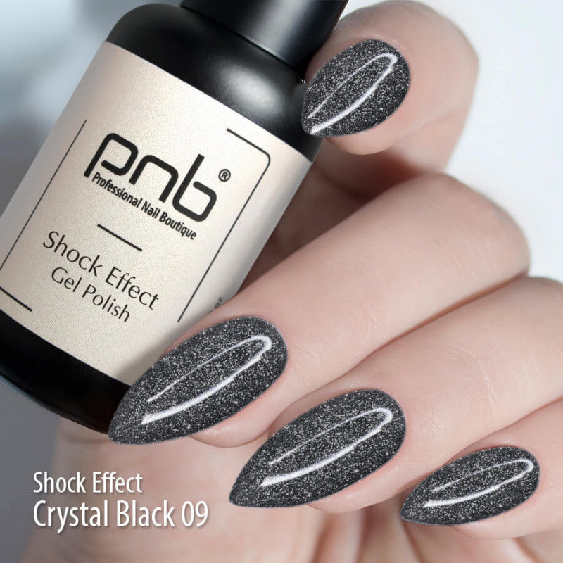 PNB UV/LED-Poliergel SHOCK EFFECT 09 Crystal Black