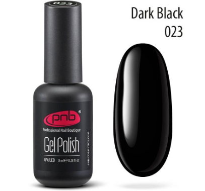 PNB UV/LED Polish gel 023 Dark Black