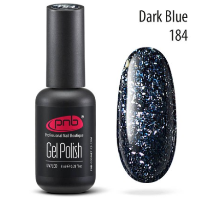 PNB UV/LED Polish Gel 184 Dark Blue