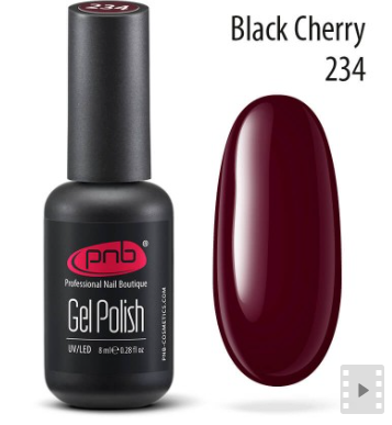 PNB UV/LED POLISH GEL 234 BLACK CHERRY