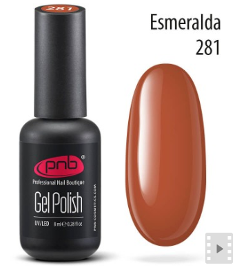 PNB UV/LED Polish gel 281 Esmeralda