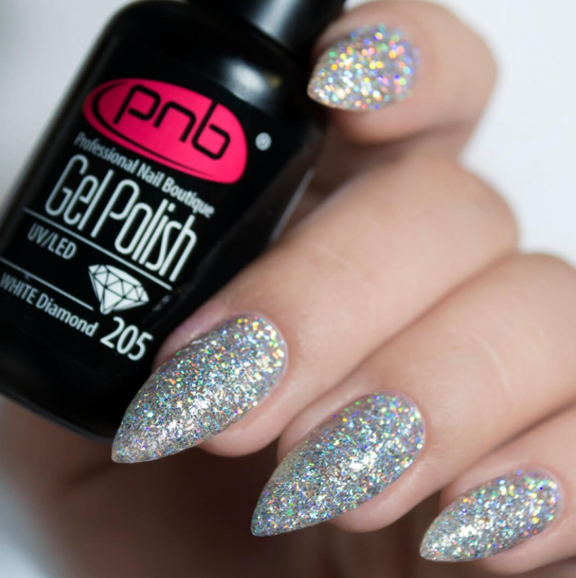 PNB UV/LED Polish gel 205 White Diamond