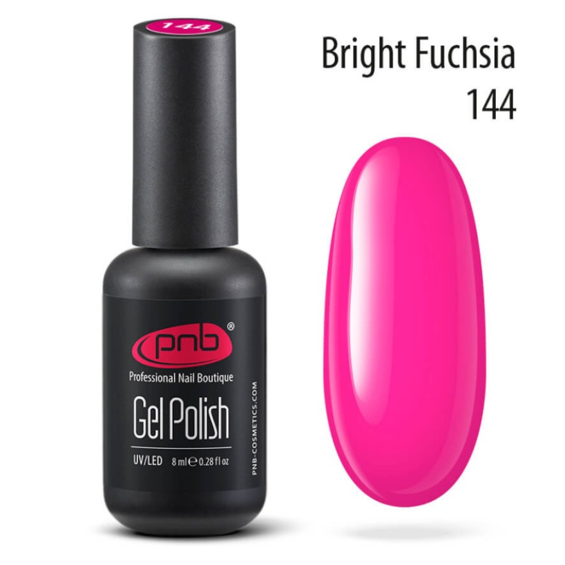 PNB UV/LED Gel Polish 144 Bright Fushsia