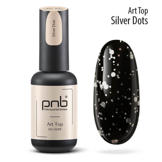 PNB UV/LED Art Top Silver Dots without dispersion